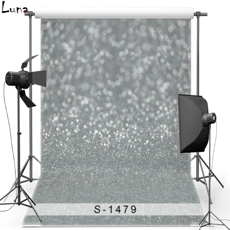 MEHOFOTO Новый тканевый полиэфирный фон для фотосъемки новорожденных серебристо