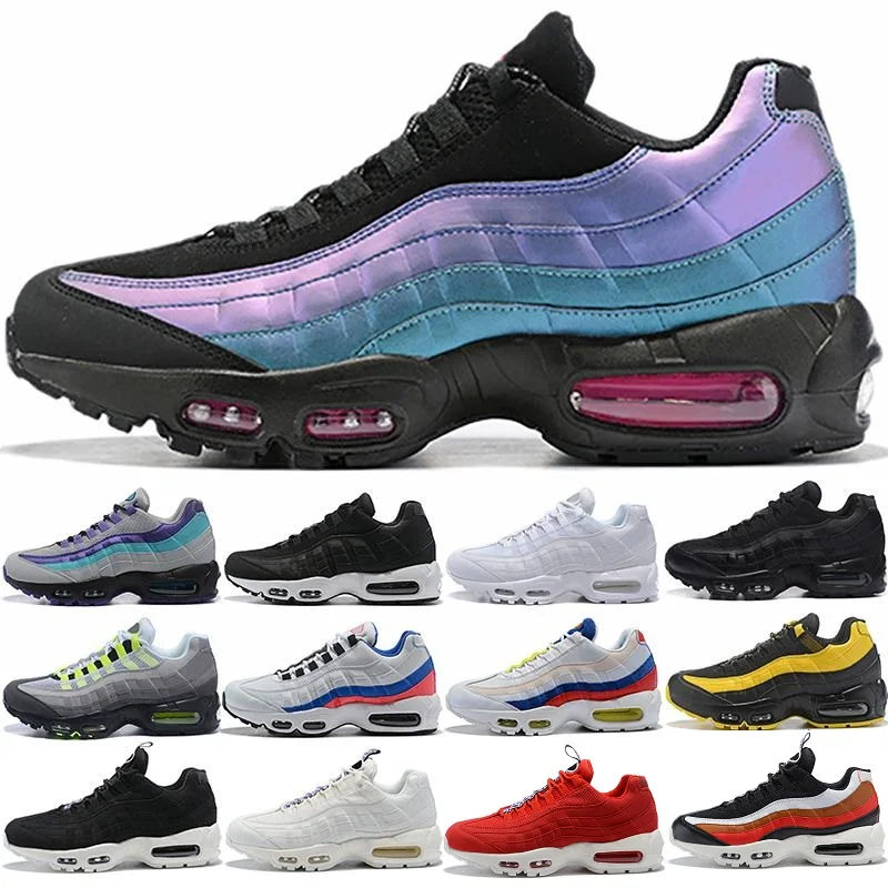 Designer Men Women 95 Running shoes SE OG Neon TT Black Red Triple White Aqua Ultramarine Mens 97 Trainer Sport Sneakers