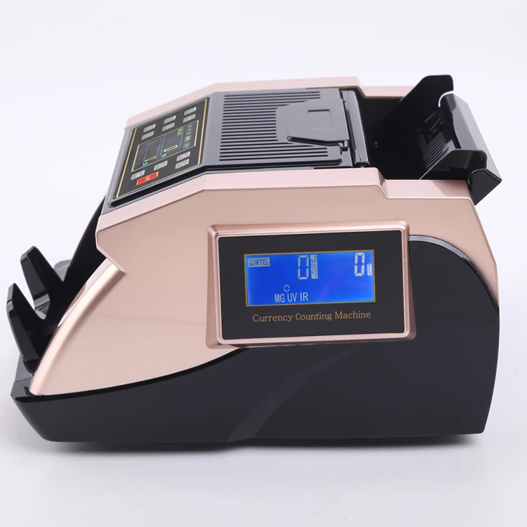 Мультивалютный счетчик банкнот с UV + MG детектором денег счетчика Financial Equipment