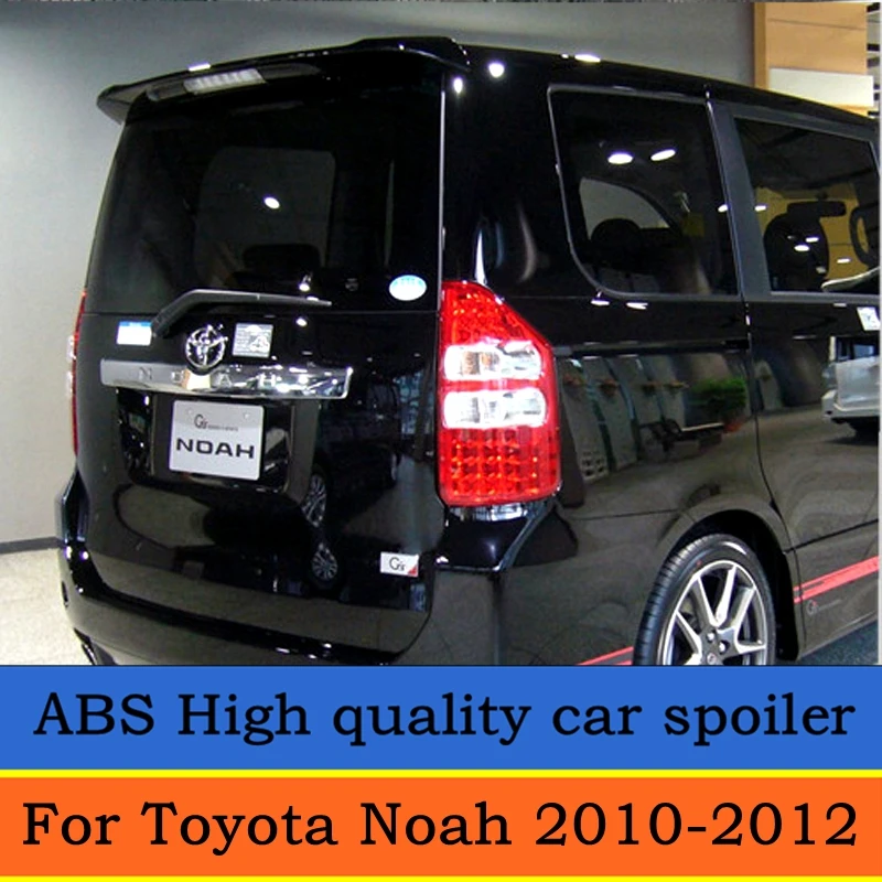 Для TOYOTA NOAH VOXY спойлер 2010 2011 2012 Высокое качество ABS Материал заднее крыло