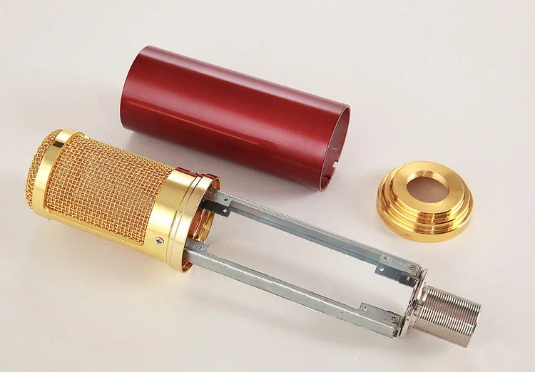 DIY Золотой Профессиональный 34 мм капсулы Музыка Аудио студия звукозаписи конденсаторный микрофон