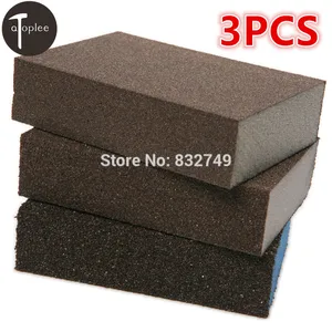 Atoplee 3 шт. 100 # + 180 # + 320 # губчатая наждачная бумага для полирования инструментов полировка Алмазные полировальные колодки для шлифовальных инструментов