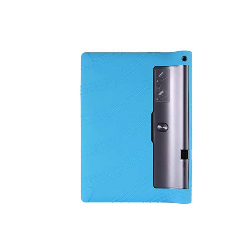 Sky blue Силиконовый чехол для lenovo YOGA Tab 3 PRO 10,1X90, чехол для YOGA Tab3 PRO YT3-X90F/X90L, защитный резиновый чехол-подставка для планшета - Цвет: Sky blue