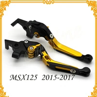aluminum alloy folding clutch lever brake lever for honda msx125 2015 2017 pit dirt bike parts free shipping