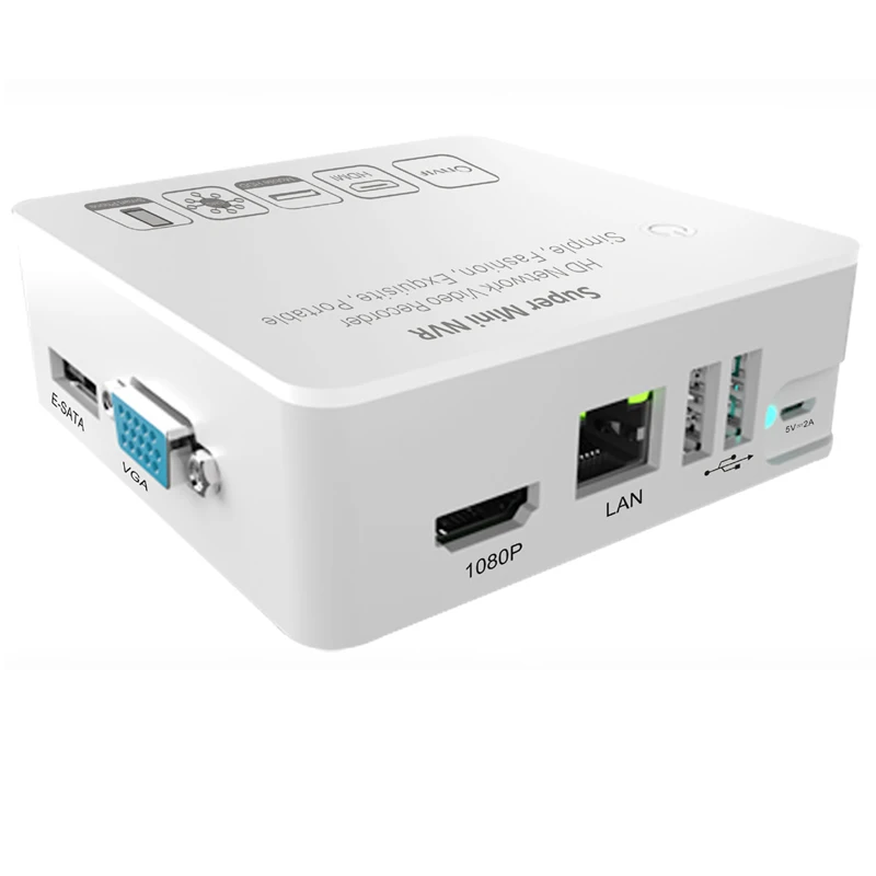 ONVIF мини NVR 8CH DVR VGA и HDMI 1080 P P2P облако сетевой видеорегистратор для IP