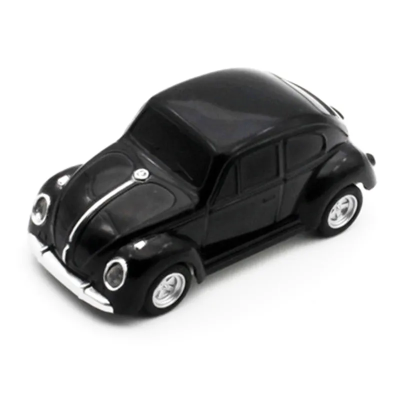 JASTER mini Beetle модель автомобиля Флешка 4 ГБ 8 ГБ 16 ГБ 32 ГБ USB флэш-накопитель карта памяти, Флеш накопитель в подарок U диск - Цвет: Black