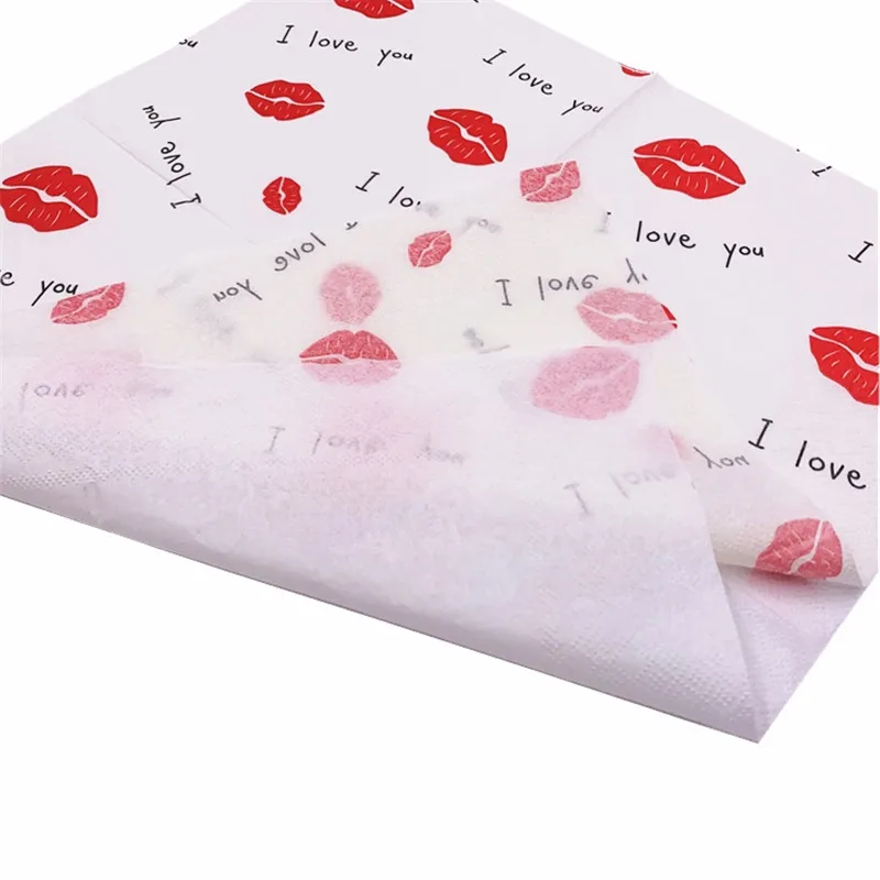 20 шт. салфетка Kiss Me украшения для дня рождения взрослых красные губы одноразовое