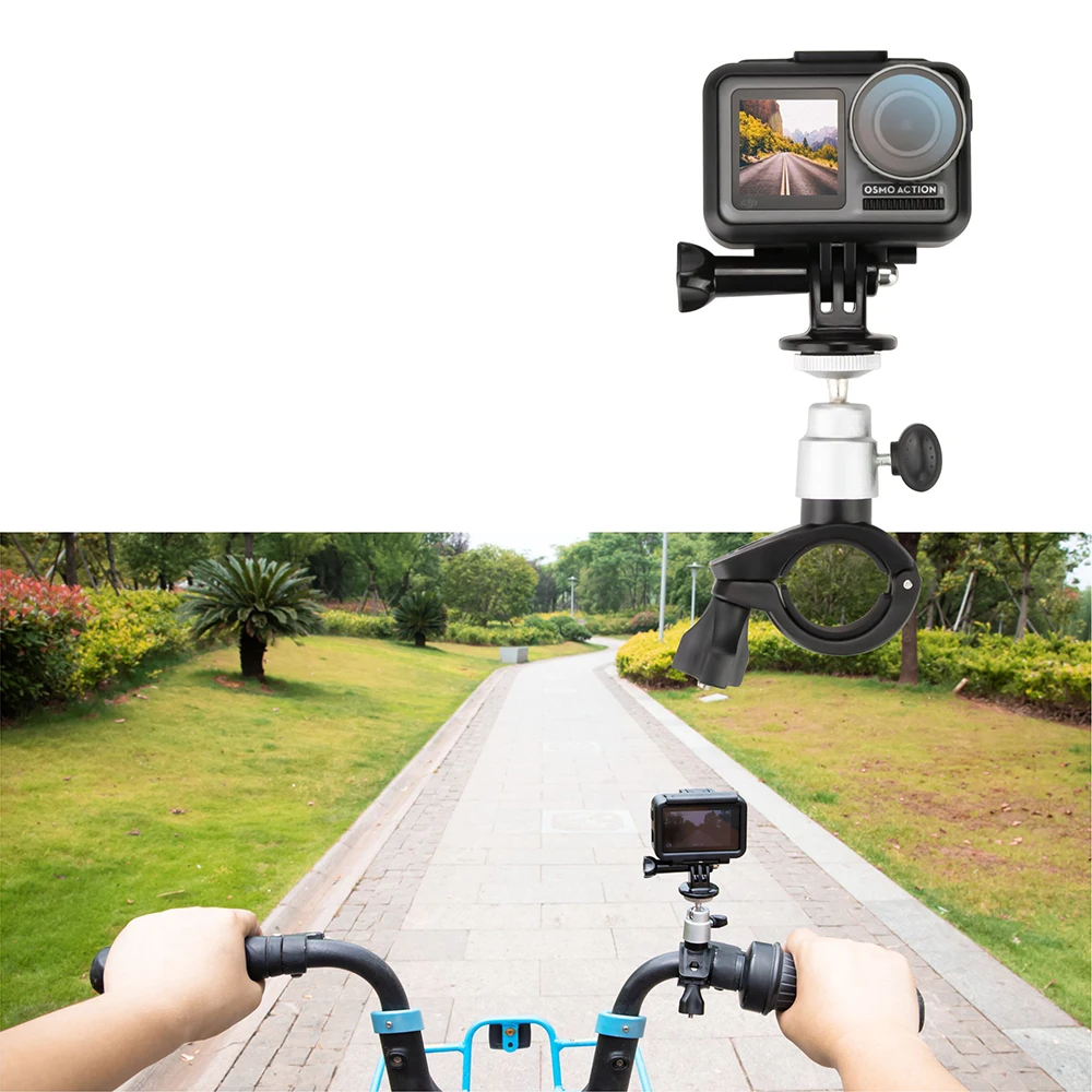 Для DJI OSMO ACTION Bike Bicycle многоугольный держатель кронштейн для камеры поддержка