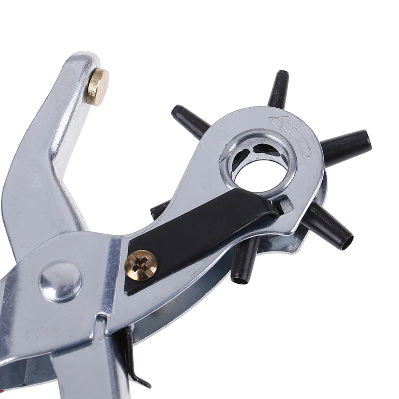 Бытовой дырокол для ремня инструмент кожевенного ремесла дыропробивная машина 3