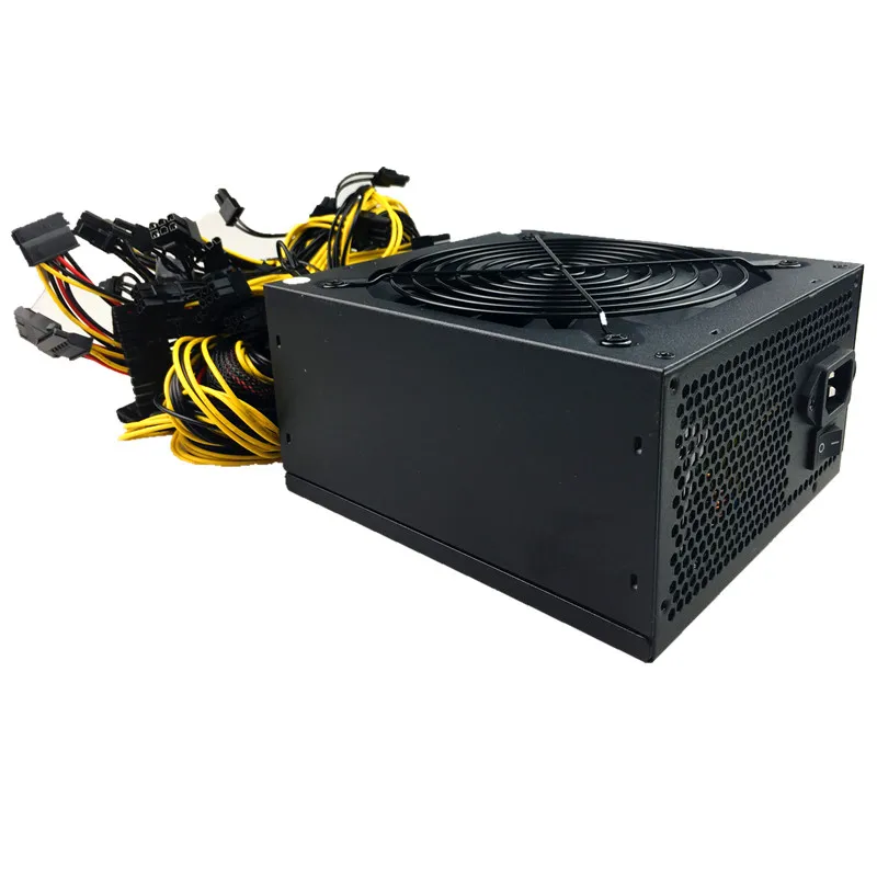2000 Вт 220 В Импульсный блок питания для asic antminer Ethereum S9 S7 L3 Rig майнинга компьютера