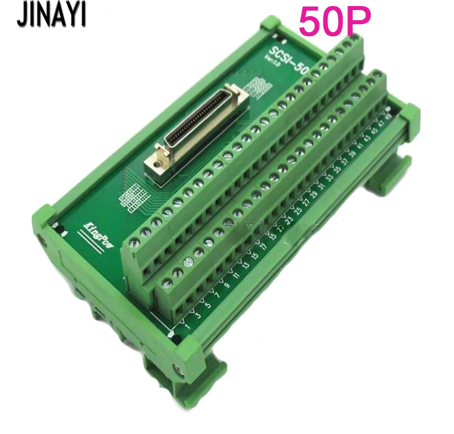 SCSI50 SCSI 50 Pin SCSI14 SCSI20 SCSI26 SCSI36 14P 20P 26P 36P блок коммутационная Клеммная плата разъем адаптера