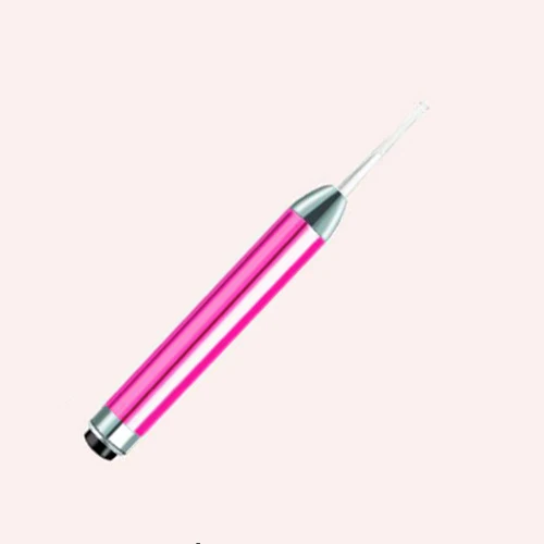 Pink Short Type Медицинский Карманный Домашний Пальчиковый фонарь светодиодный фонарик офтальмоскоп отоскоп инструмент визуальная Ушная ложка для воска ушной палочки очищающий эндоскоп - Цвет: Pink Short Type