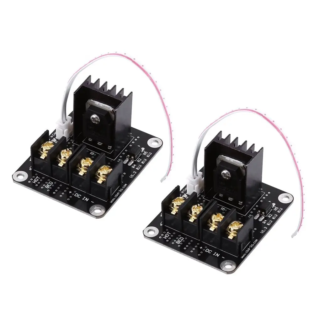 2 Pack 3D Printer Parts General Add-on Heated Bed Power Expansion Module for with Cable Black | Компьютеры и офис