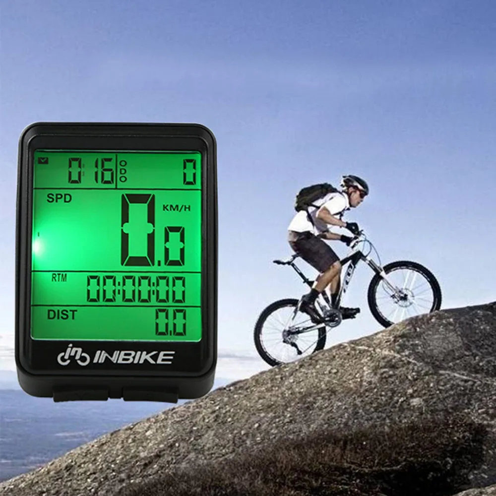 INBIKE Водонепроницаемый велосипедов компьютер Беспроводной MTB велосипед