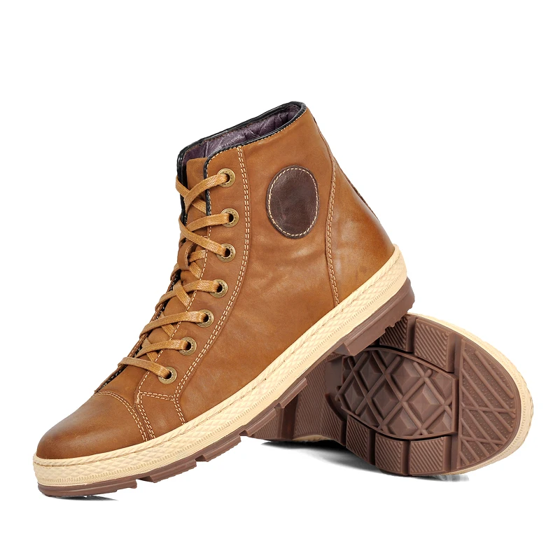 SERENE/2018 мужские кожаные ботинки на шнуровке Мужская модная обувь в стиле ретро