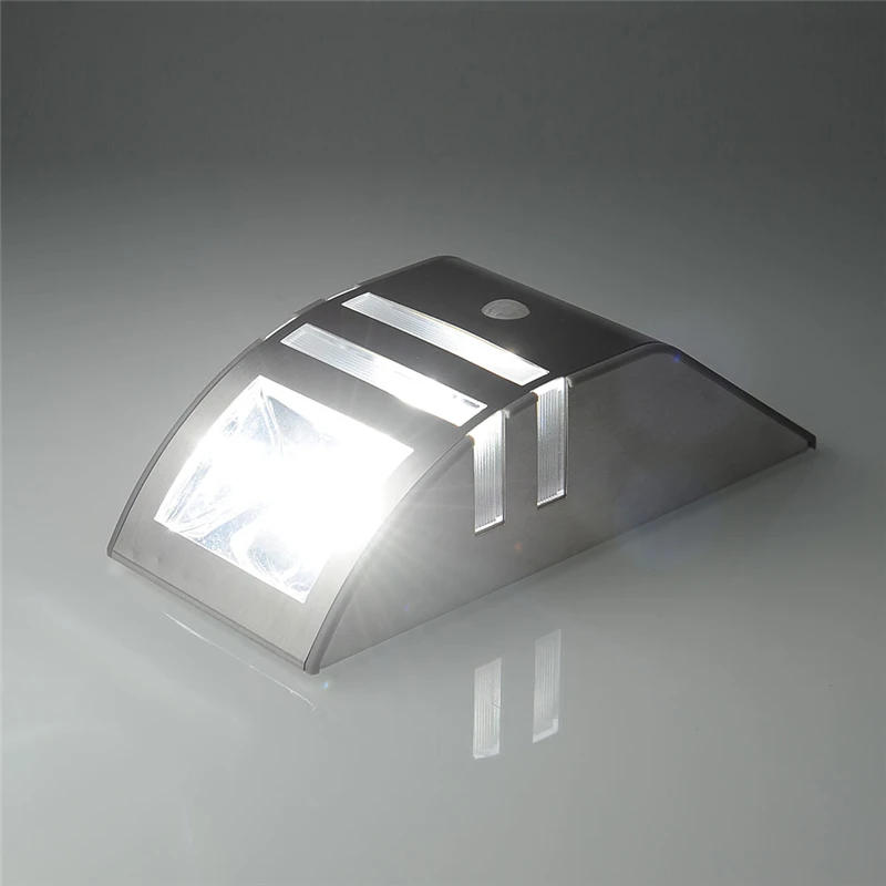 Настенный светильник из нержавеющей стали с датчиком движения