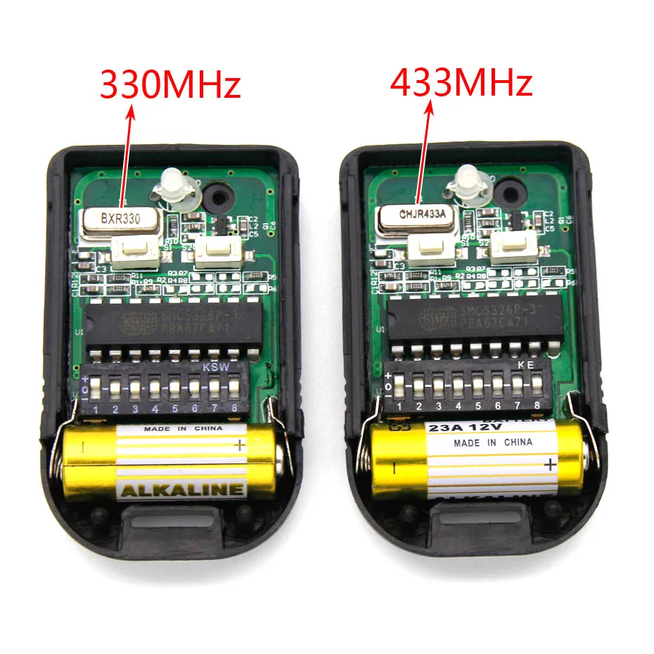 SMC5326P-3 smc5326 пульт дистанционного управления SMC5326 8 dip-переключатель 330 МГц 433 МГц пульт дистанционного управления для открывания ворот