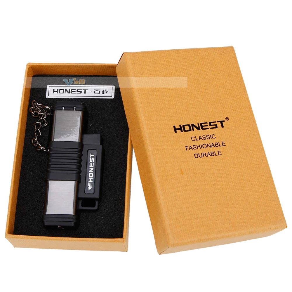 Free Shipping Windproof Refillable Butane Cigarette Cigar Lighter Triple Jet Flame Gift High Quality-13008842 | Дом и сад