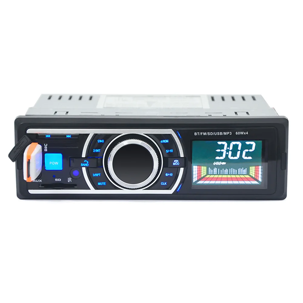 Автомобильная аудиосистема 12 В стерео FM SD mp3 плеер AUX USB In Dash 1 DIN автомобильная