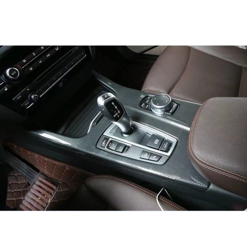 Углеродное волокно Цвет для BMW X3 F25 2011-2017 &amp X4 F26 2015-2017 панель рычага переключения