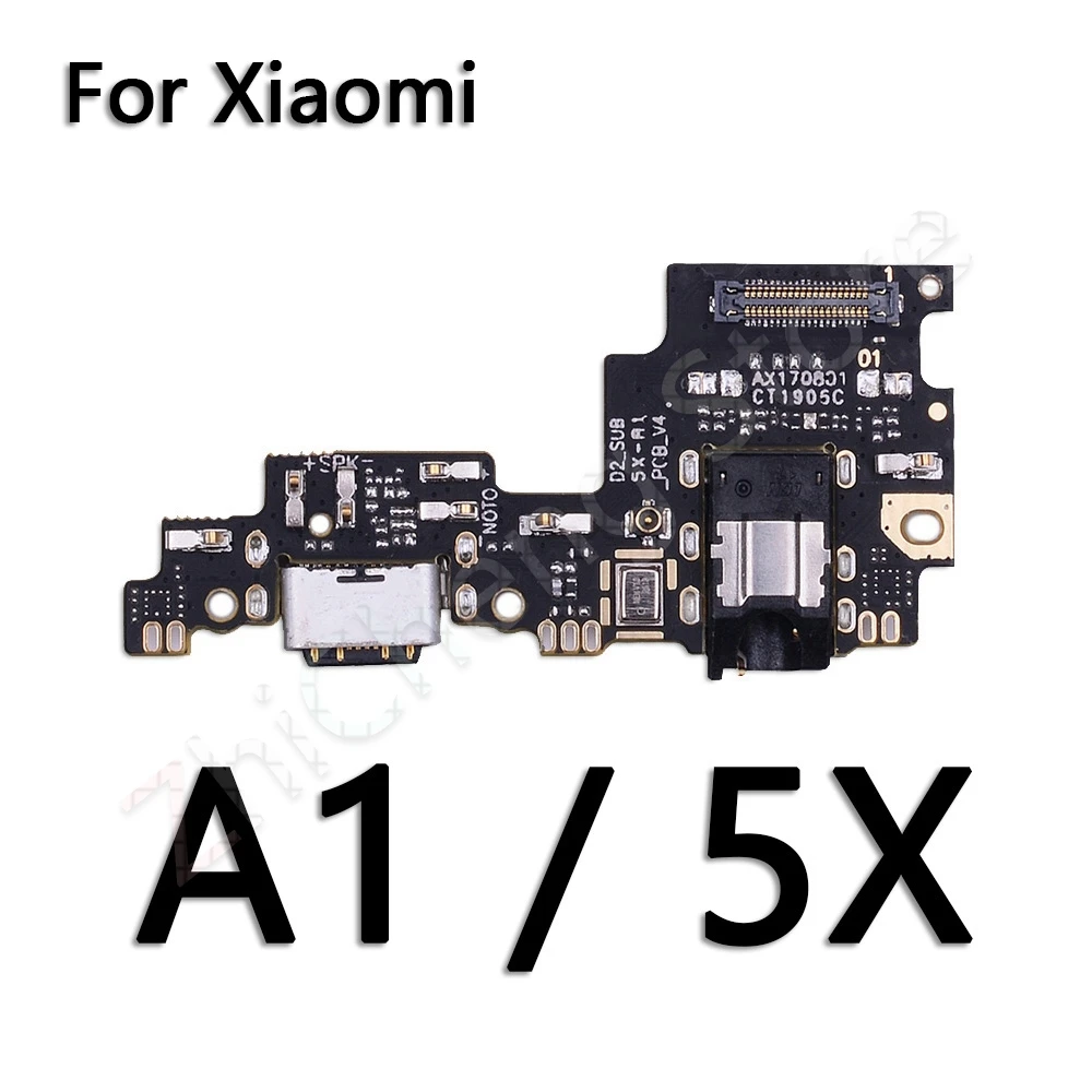For Redmi A1 USB Дата зарядный порт зарядное устройство док-станция гибкий кабель для Xiaomi mi красный mi Note 3 3s 4 4x5 Plus 5A 6 7 Pro - Цвет: For Redmi A1