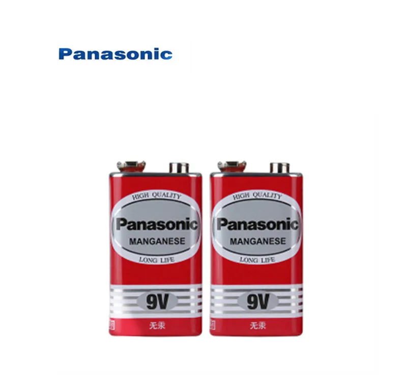 2 шт. 100% оригинальный аккумулятор Panasonic Greencell PP3 6F22 6LR61 MN1604 9 в | Электроника