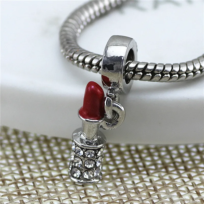 3 стиля губная помада/Высокий каблук/Очаровательные бусины с замком подходят к