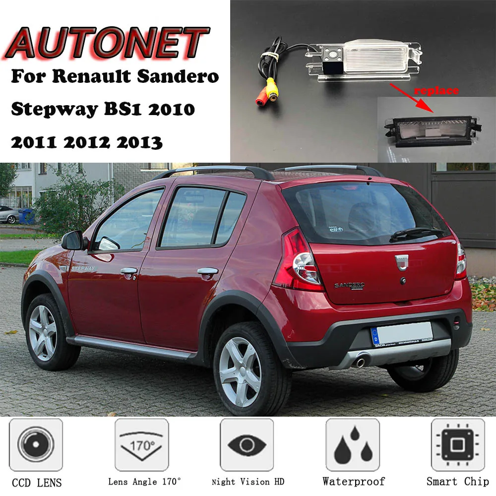 Автомобильная камера заднего вида для Renault Sandero Stepway BS1 хэтчбек 2010 2011 2012
