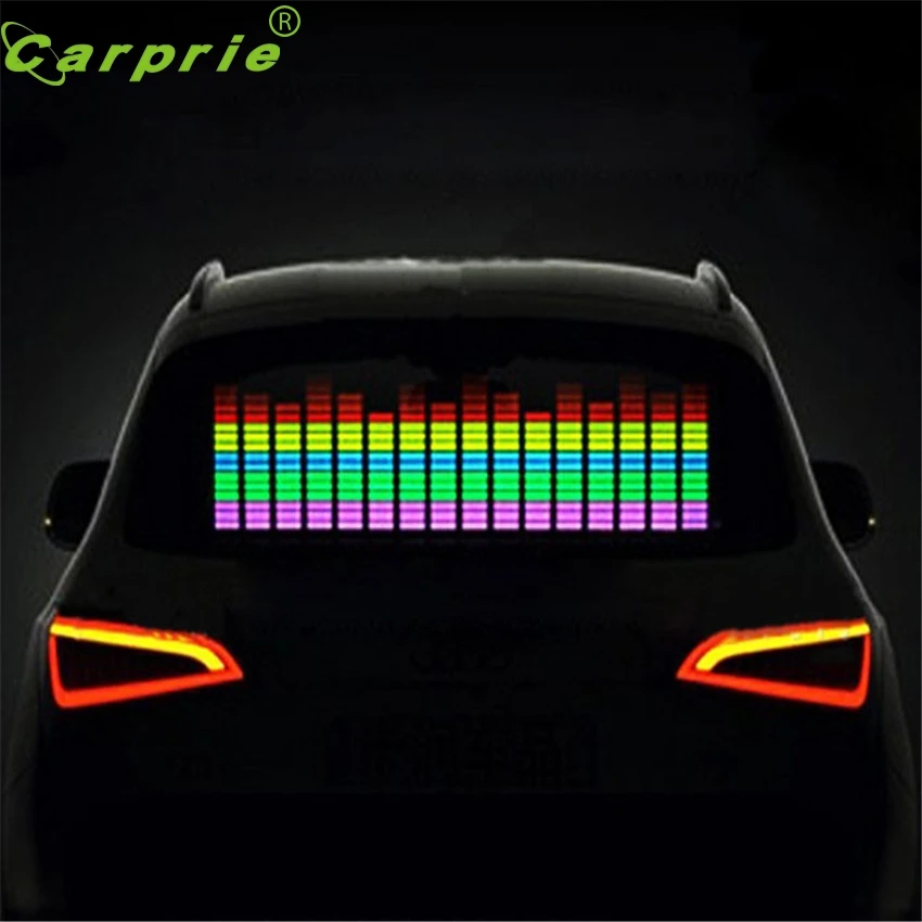 CARPRIE Super drop ship 45x11CM Car Music Rhythm LED Flash Light Lamp Sound Activated Equalizer mar28 p30 | Автомобили и