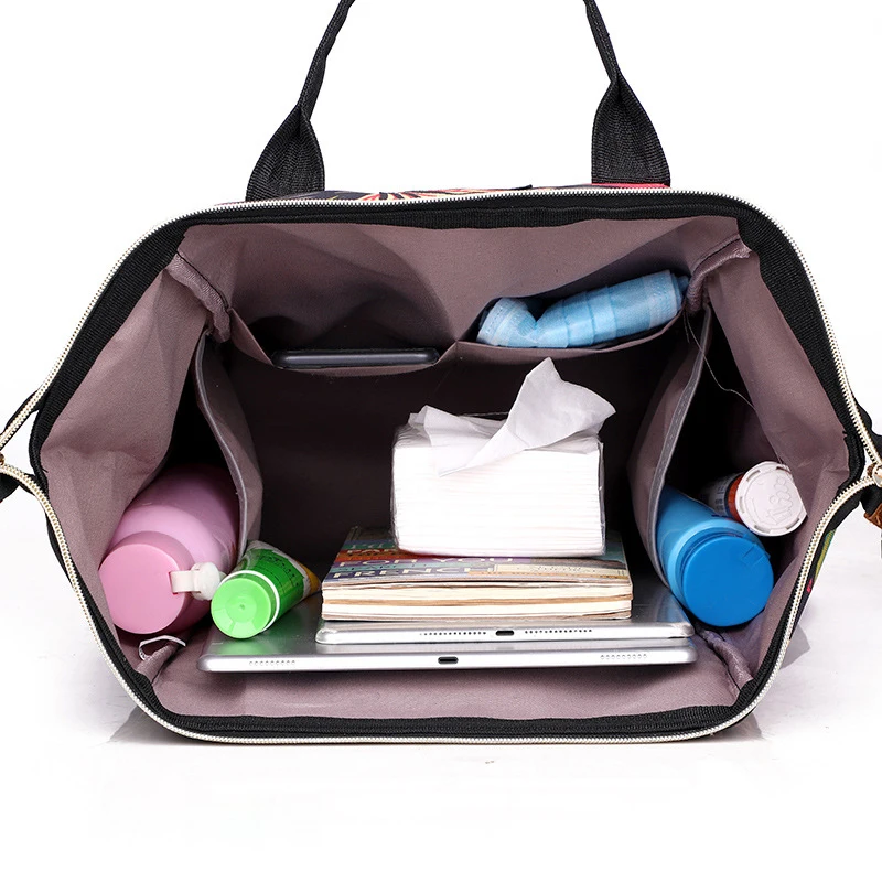 Bolsas de pa&ntilde;ales para beb&eacute;, mochila de maternidad para viaje al aire libre, cuidado infantil, lactancia de gran capacidad, bolsa de pa&ntilde;ales multifuncional MBG0429-4