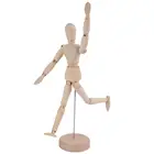 Деревянная шарнирная модель куклы 4,55,58 дюймов, модель для скетчинга, деревянная модель манекена для художника, модель манекена для рисования