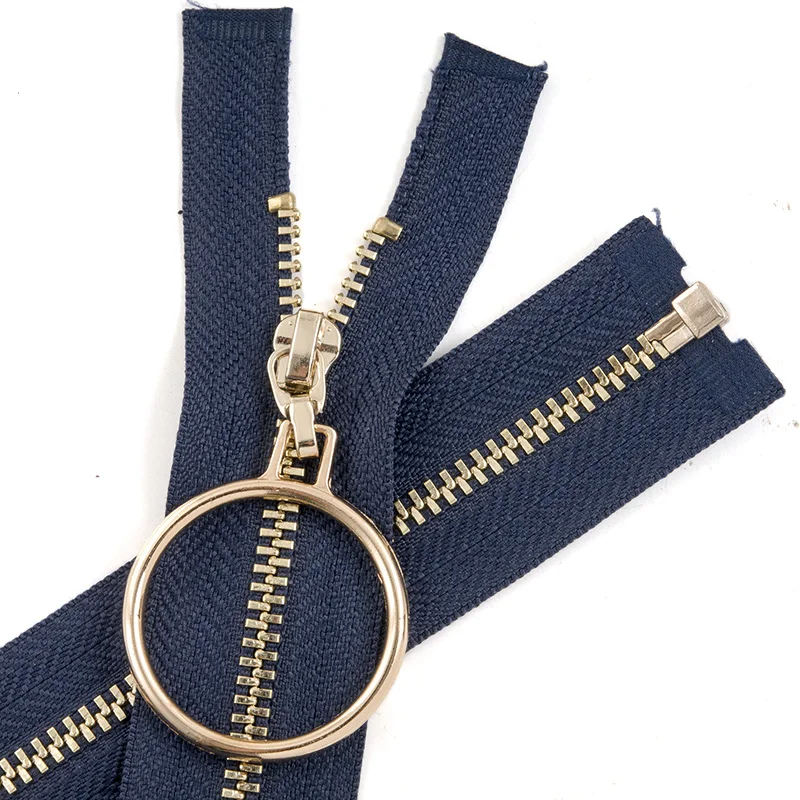 3# 40cm70cm Metal Gold Zipper for Handbag Dress Open end Zippers Sewing Garment Coat Accessory DIY Crafts Cloth Supplies | Дом и сад