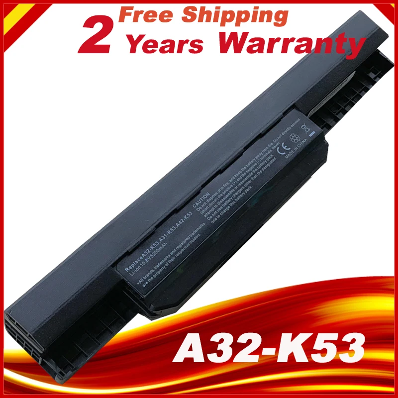 Аккумулятор для ноутбука ASUS A32-K53 A42-K53 A43 A43TA K43T X43B A53 X43BY A53B K53 X43E A53E K53BY A53S K53E X43SA A53SC K53S