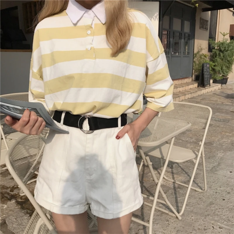 

Solid Women Clothing Denim With Pockets New Arrival Harajuku Summer 2018 Short Pants Plus Size Loose Casual Jeans YZH56