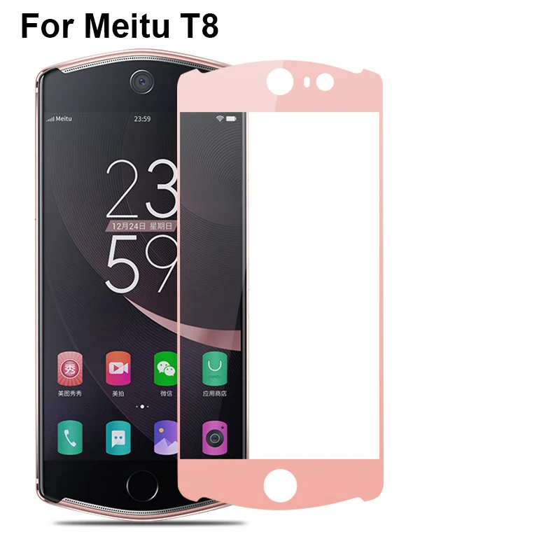 9H полное покрытие экрана протектор для Meitu T8 T 8 5 2 &quotПолное защитная пленка