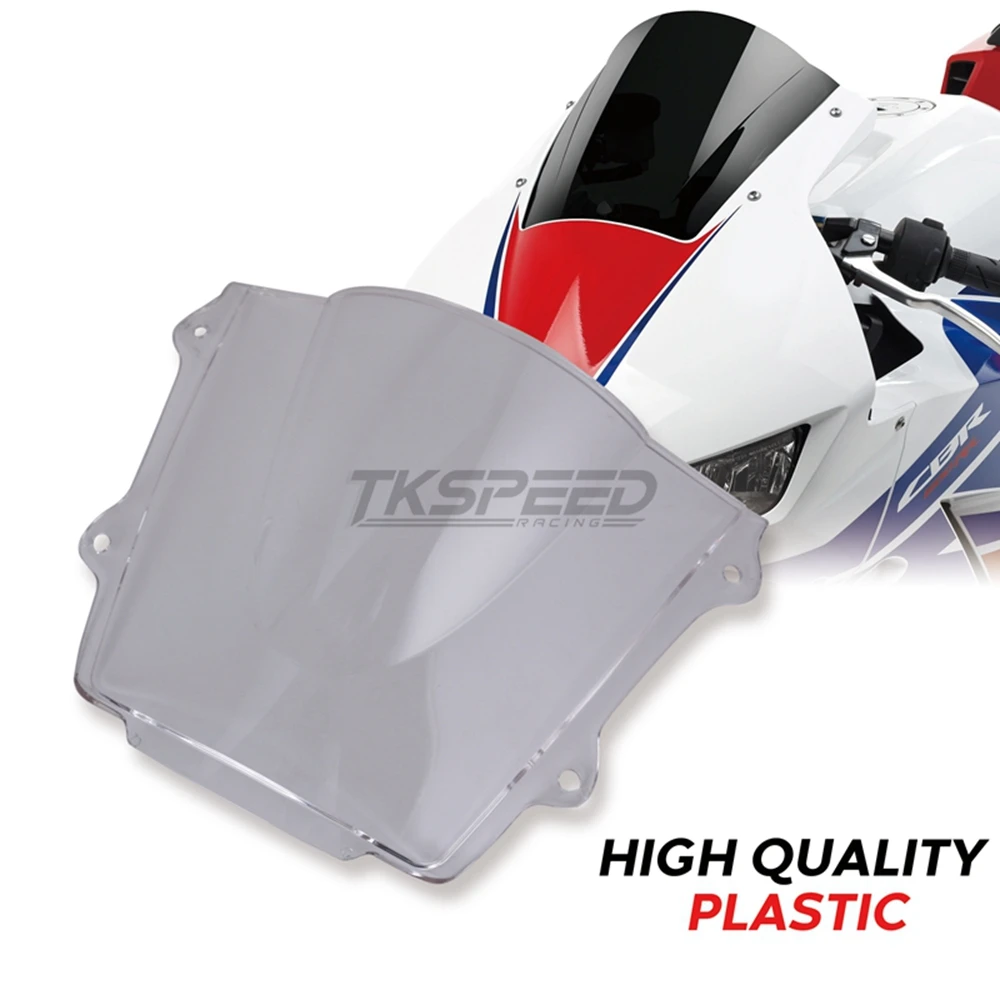 Прозрачное ветровое стекло с двойными пузырьками для мотоцикла Honda CBR 600 RR F5 2013 2015