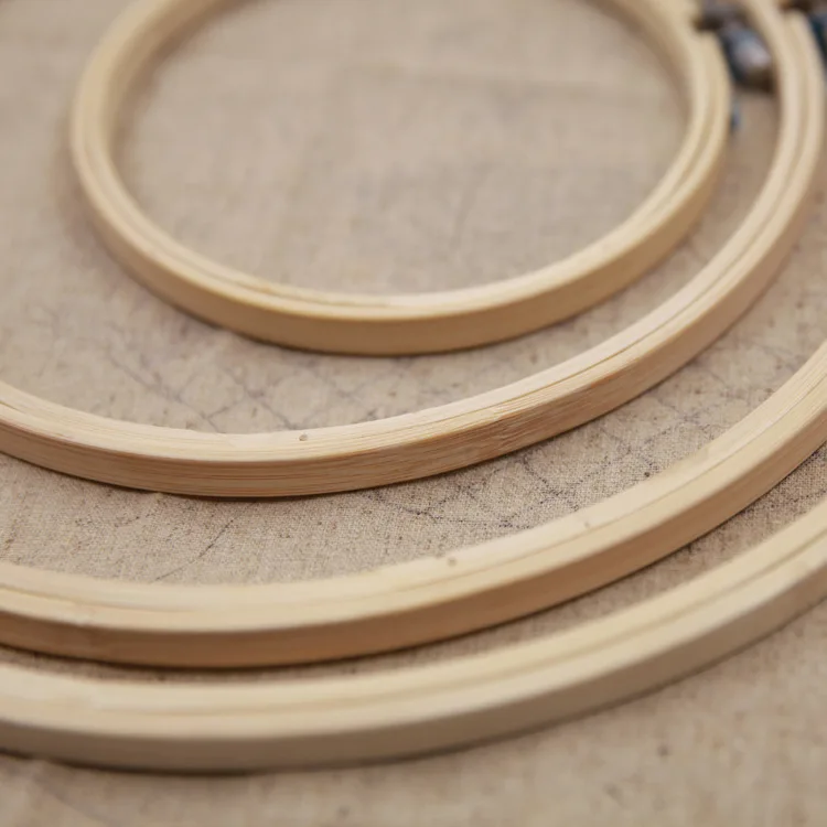 4 размера DIY Needlecraft устройство для вышивки крестом бамбуковая рамка кольцо