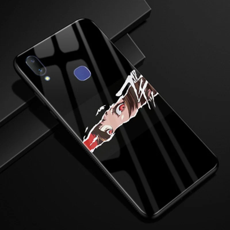 6 3 &quotдля vivo Z3 Z3i V11i чехол Lucky cat мультяшный из закаленного стекла для телефона Z i V11