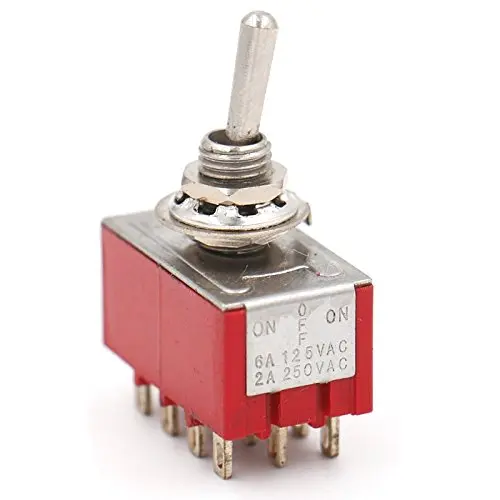 2 предмета AC 250V 2A 120V 5A 12 штепселный 4PDT MTS-402 Вкл/на MTS-403 вкл/выкл-на тумблер |