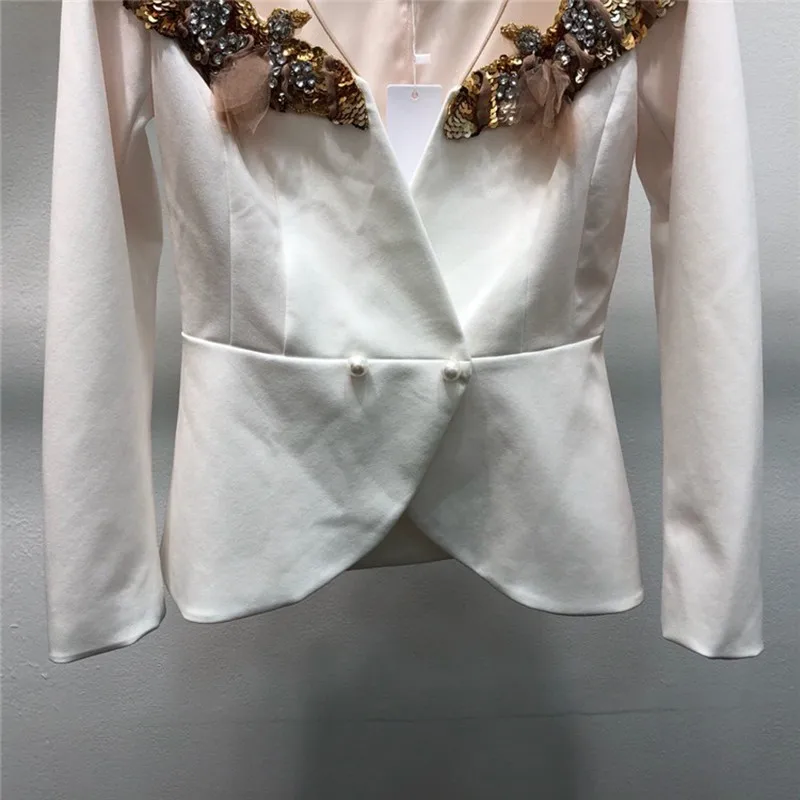 Женский сетчатый Блейзер TWOTWINSTYLE осенний черный блейзер с открытыми плечами