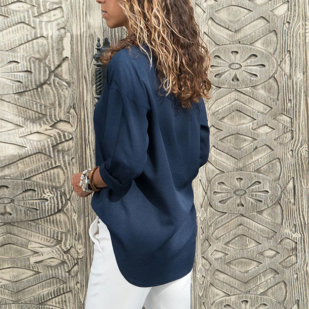 Женские топы и блузки с длинным рукавом женские весенние осенние модные