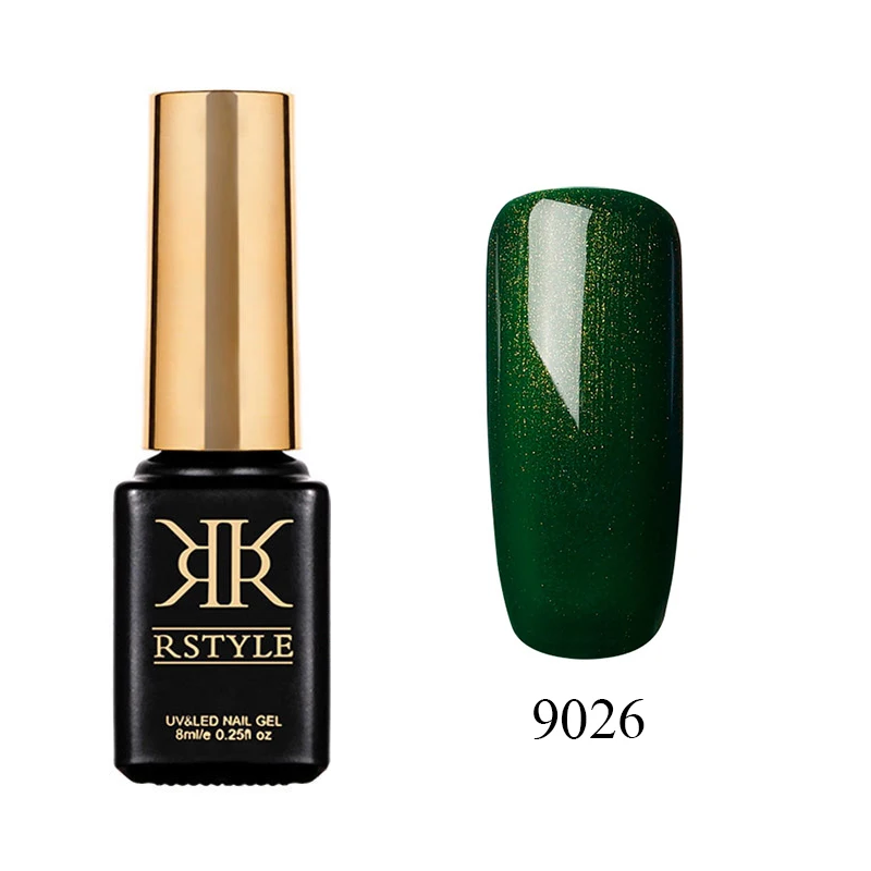 RSTYLE 8 мл 9062 9001 чистый цвет УФ гель лак для ногтей Soak Off Nail Art Полупостоянный набор