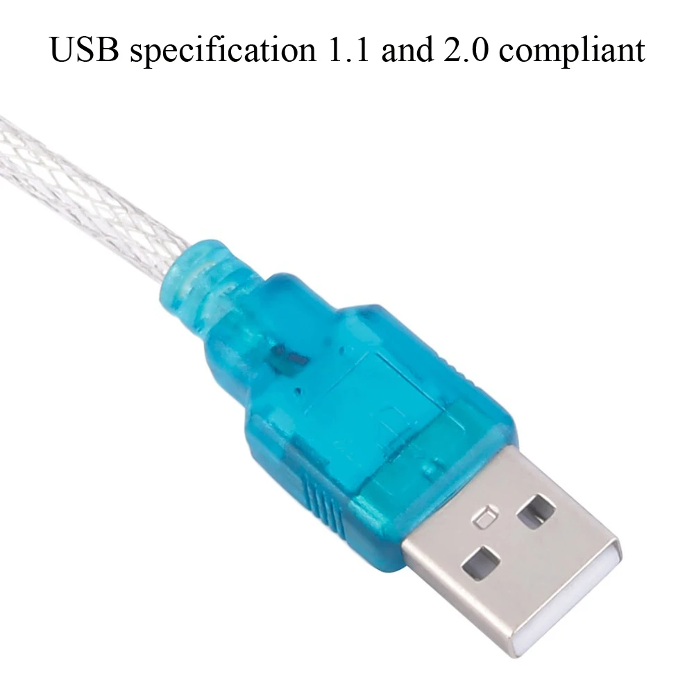 80 см синий USB 2 0 к RS232 COM порт кабель 9 pin DB9 адаптер конвертер Поддержка Windows 7 8 98 SE ME