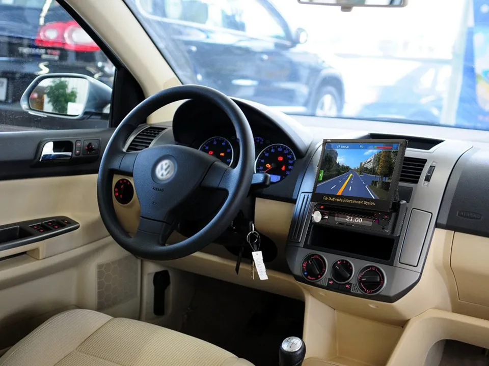 Новый 1 Din автомобильный DVD gps навигационный плеер для старых моделей автомобилей
