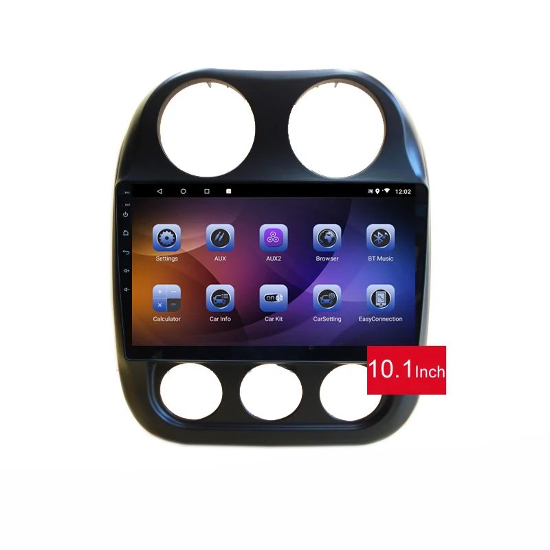 1" 4G ram 2.5D ips 8 ядерный Android 9,1 автомобильный DVD мультимедийный плеер gps для JEEP COMPASS 2010 2011- аудио автомобильный Радио Навигация