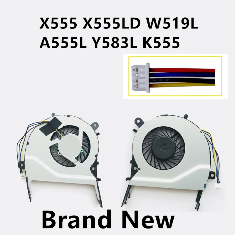 Новый Кулер для ноутбука охлаждающий вентилятор ASUS X555 X555LD W519L A555L Y583L