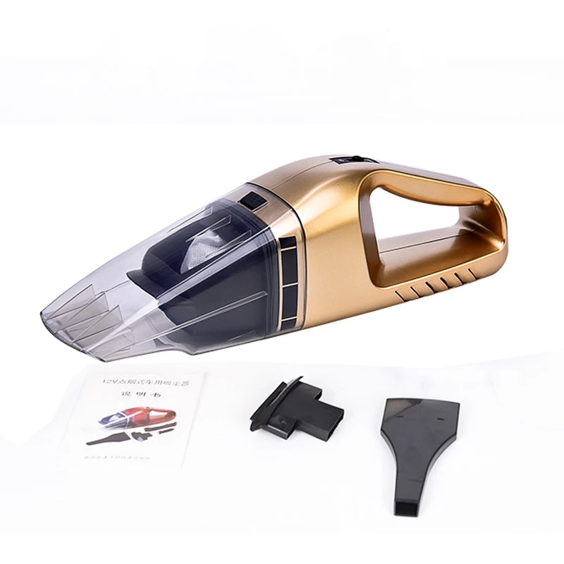 

Портативный Автомобильный Ручной Мини-пылесос для автомобиля 12 В для влажной и сухой уборки двойное применение ABS-Материал 100 Вт большой притяжной автомобильный пылесос