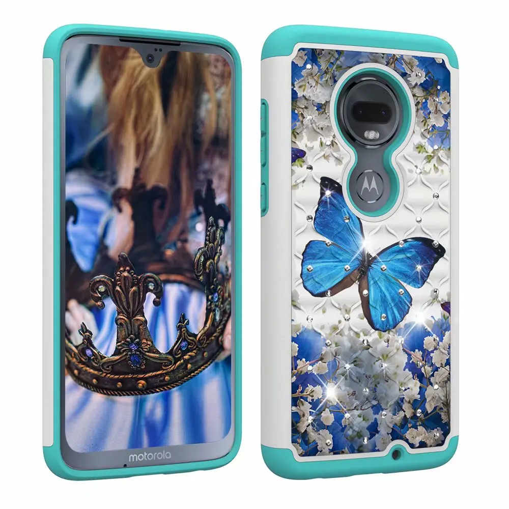 Shockproof Phone Case for Motorola Moto G7 G6 Durable PC TPU 2 Layers Hybrid Full Body Protect Anti-Knock Armor Shell |