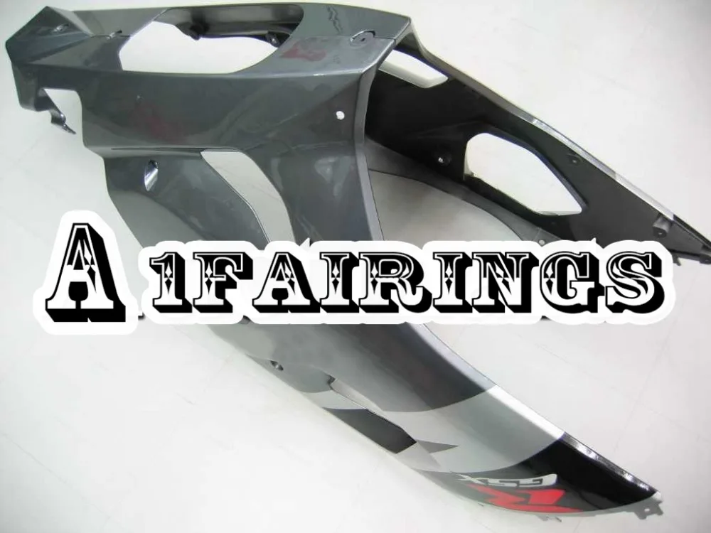 Комплект обтекателей высокого качества серый и черный подходит для Suzuki 2003 2004