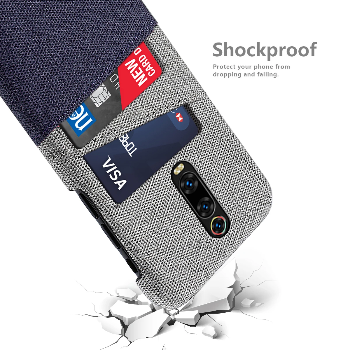 For Xiaomi Redmi K20 Case Ultra Slim Hard PC Anti-Scratch Frabic Cloth Protection Cover Pro |